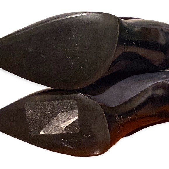 Helmut Lang Blue Leather And Suede Boots - Picture 5 of 13